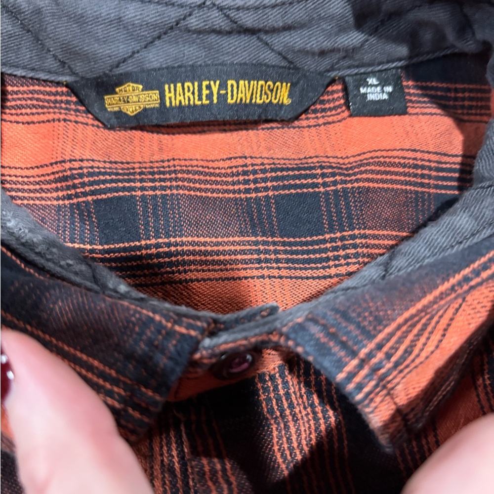 Harley Davidson xlarge button down - image 3